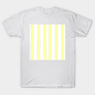 Imperfect stripes yellow and white T-Shirt